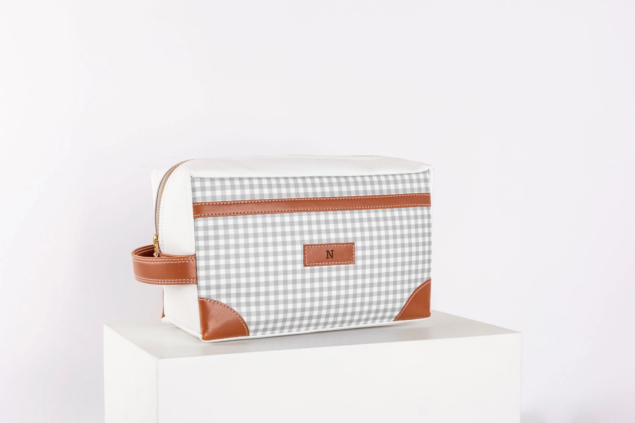 Pattern Of Joy Grey Box Pouch – Set of 2