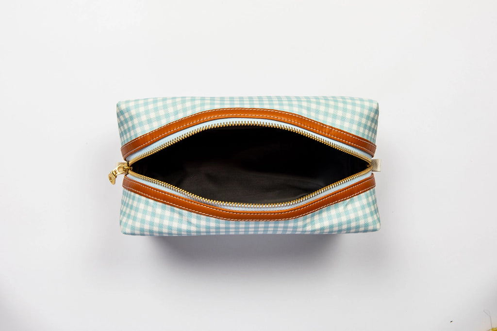 Pattern Of Joy Blue Toiletry Rectangular Pouches – Set Of 2
