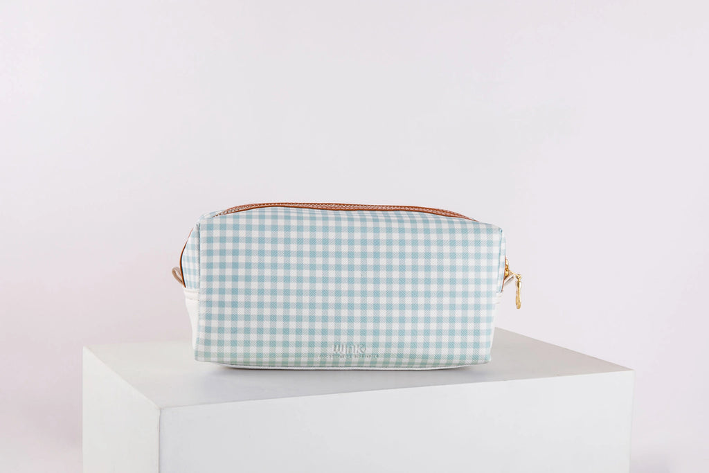 Pattern Of Joy Blue Toiletry Rectangular Pouches – Set Of 2