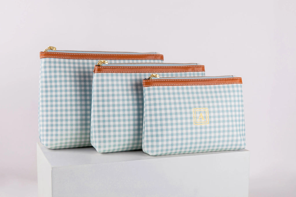 Pattern Of Joy Blue Chex Daily Trio