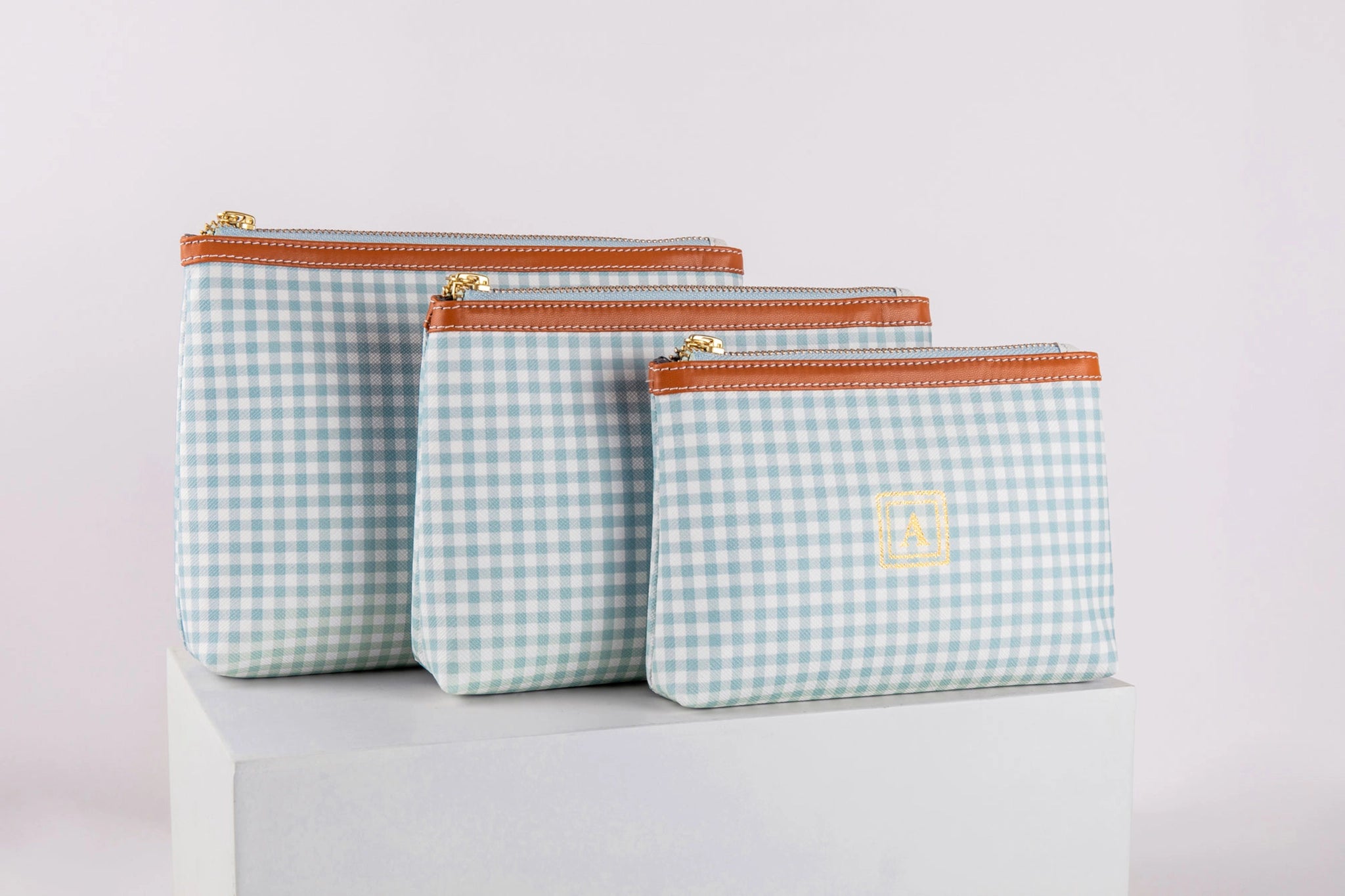 Pattern Of Joy Blue Chex Daily Trio