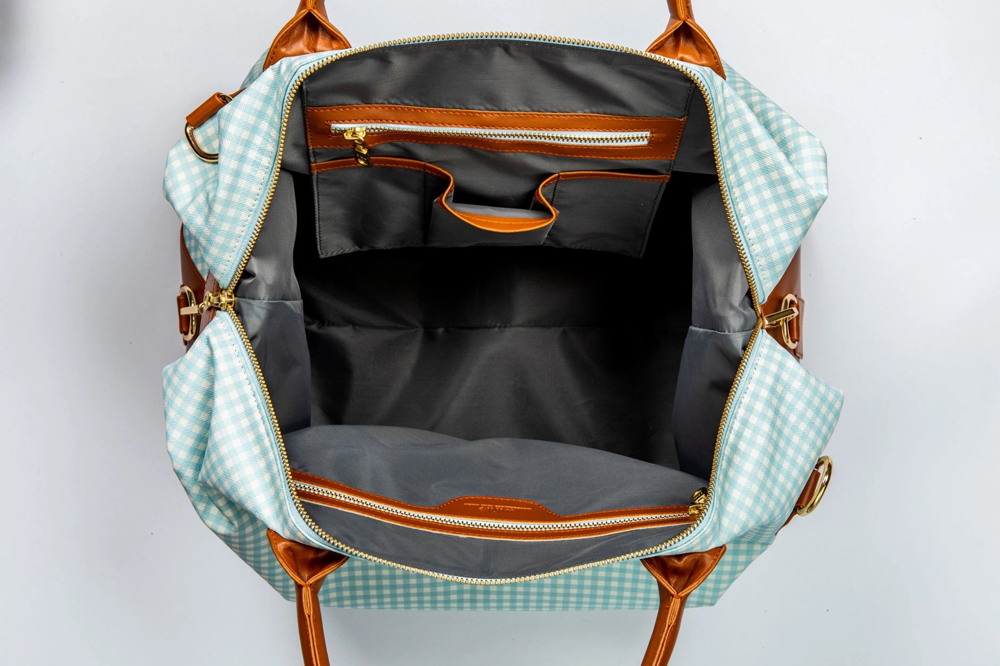 Pattern Of Joy Blue Duffle bag