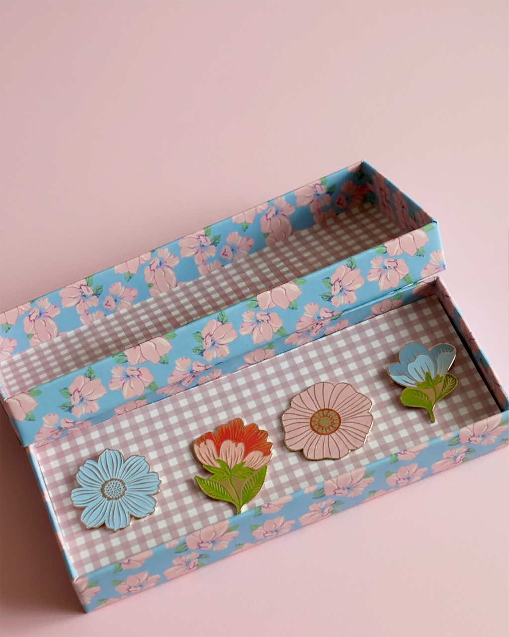 Floral Bloom Enamel Pins