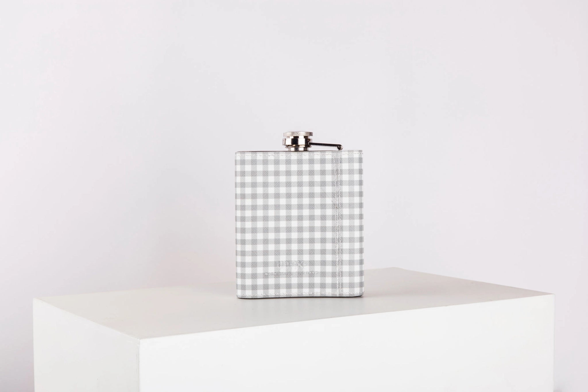 Pattern Of Joy Grey Hip Flask