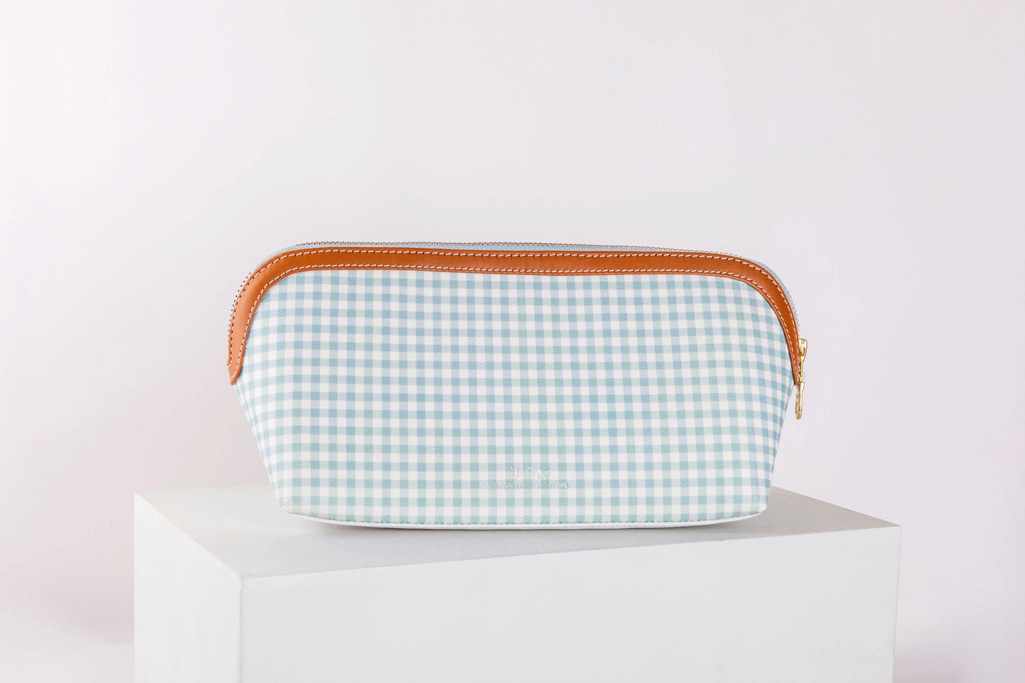 Pattern Of Joy Blue MakeUp Wide Base Pouches – Set Of 2