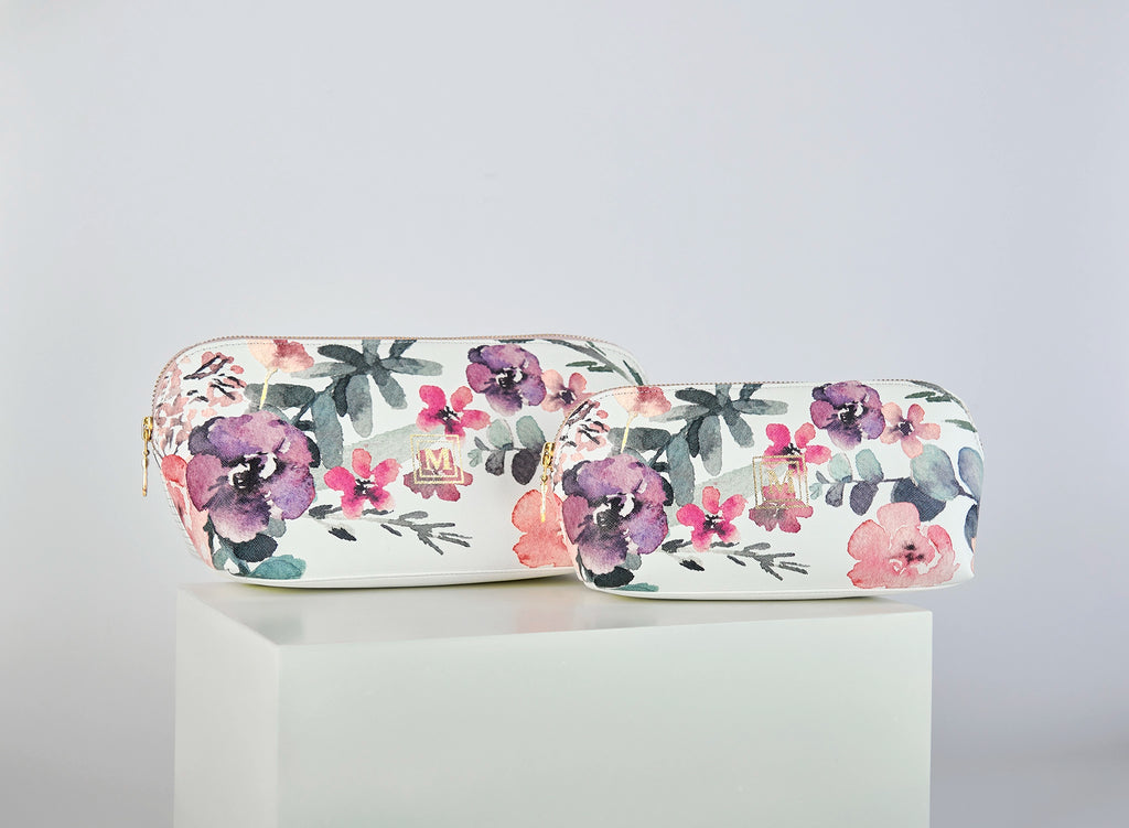 Gardenia Wide Base Makeup Pouch