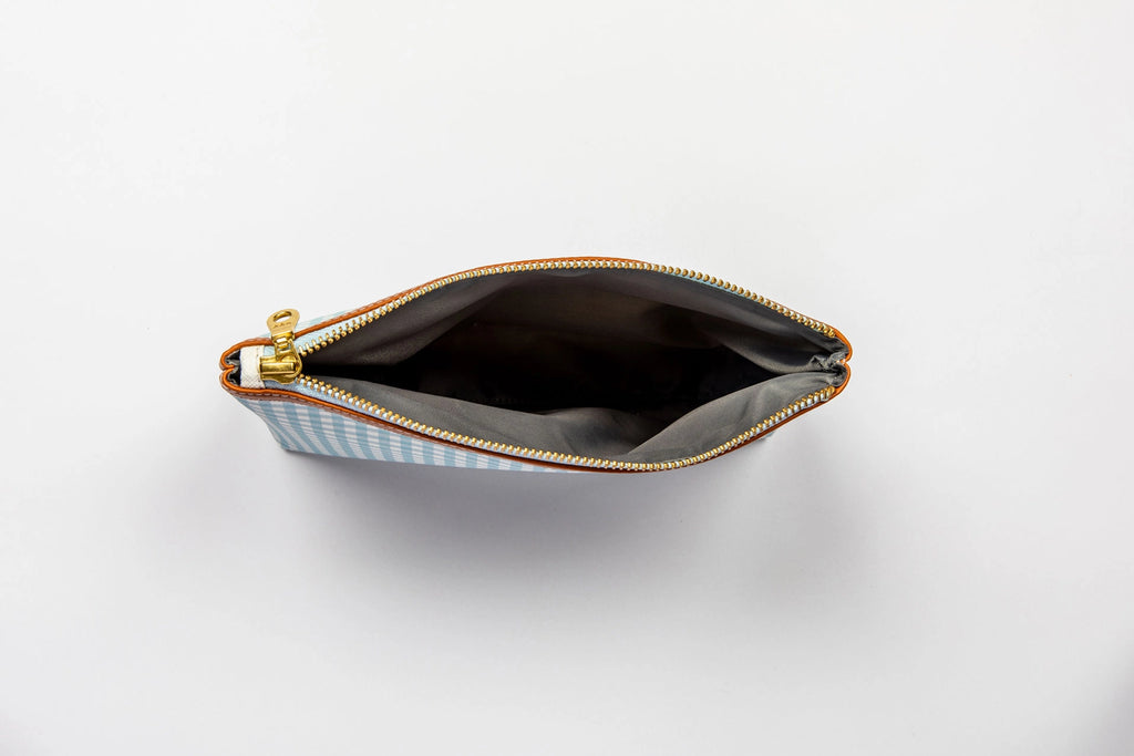 Pattern Of Joy Blue MakeUp Wide Base Pouches – Set Of 2