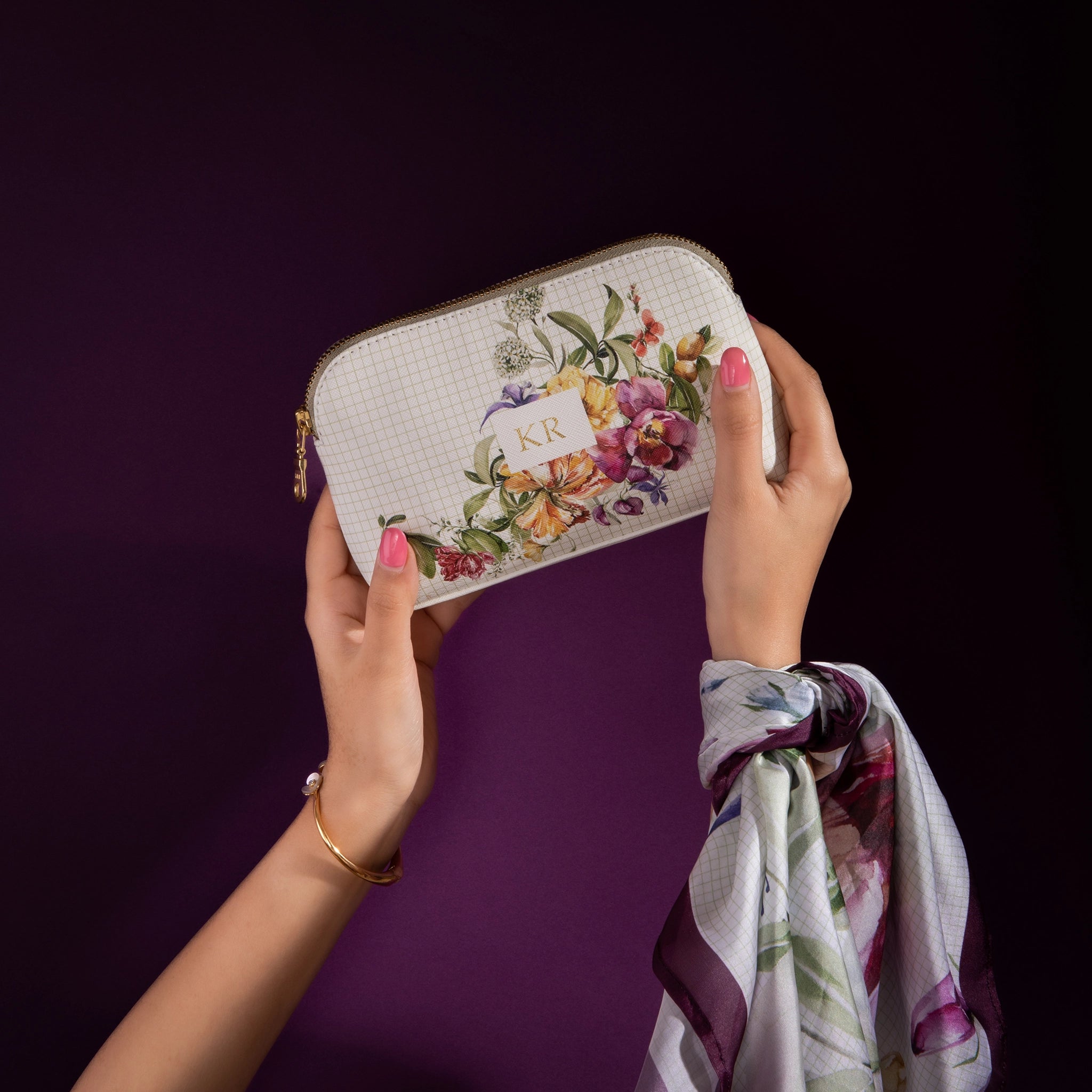 Sangria Mini Oval Pouch