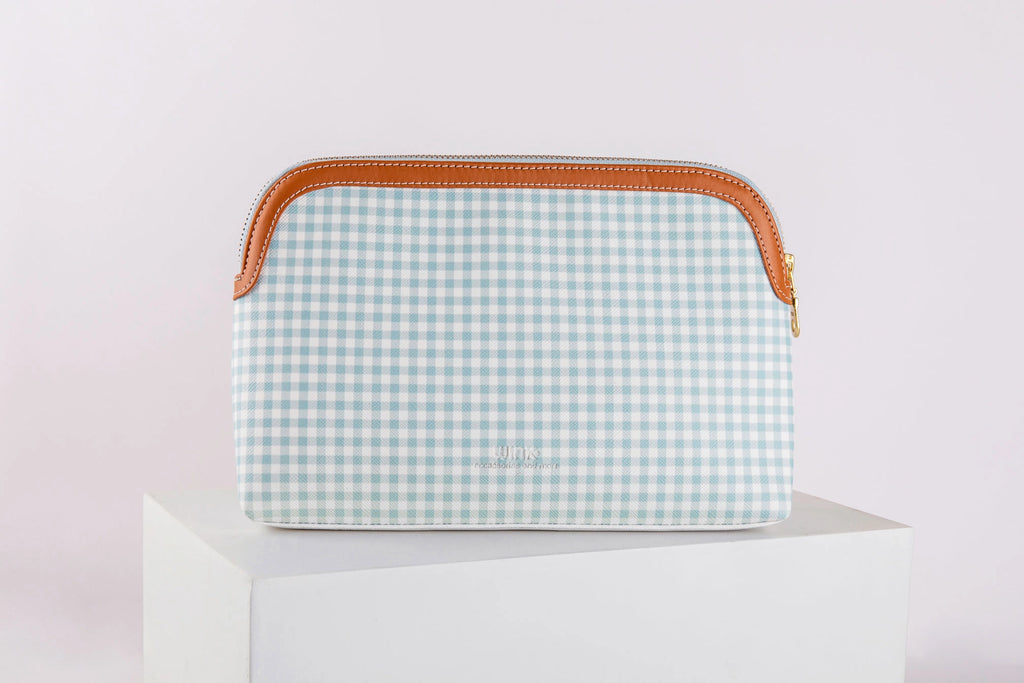 Pattern Of Joy Blue Oval All Purpose Pouch – Set of 3