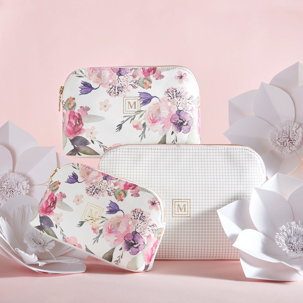 Gardenia Oval All Purpose Pouches – Set Of 3