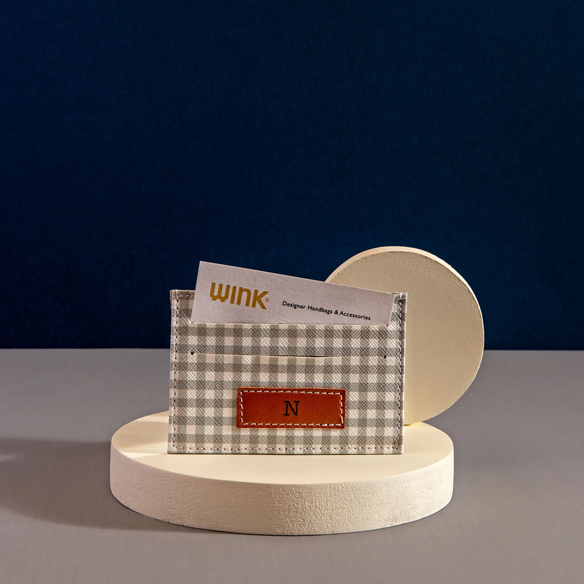 Pattern Of Joy Grey Card Holder