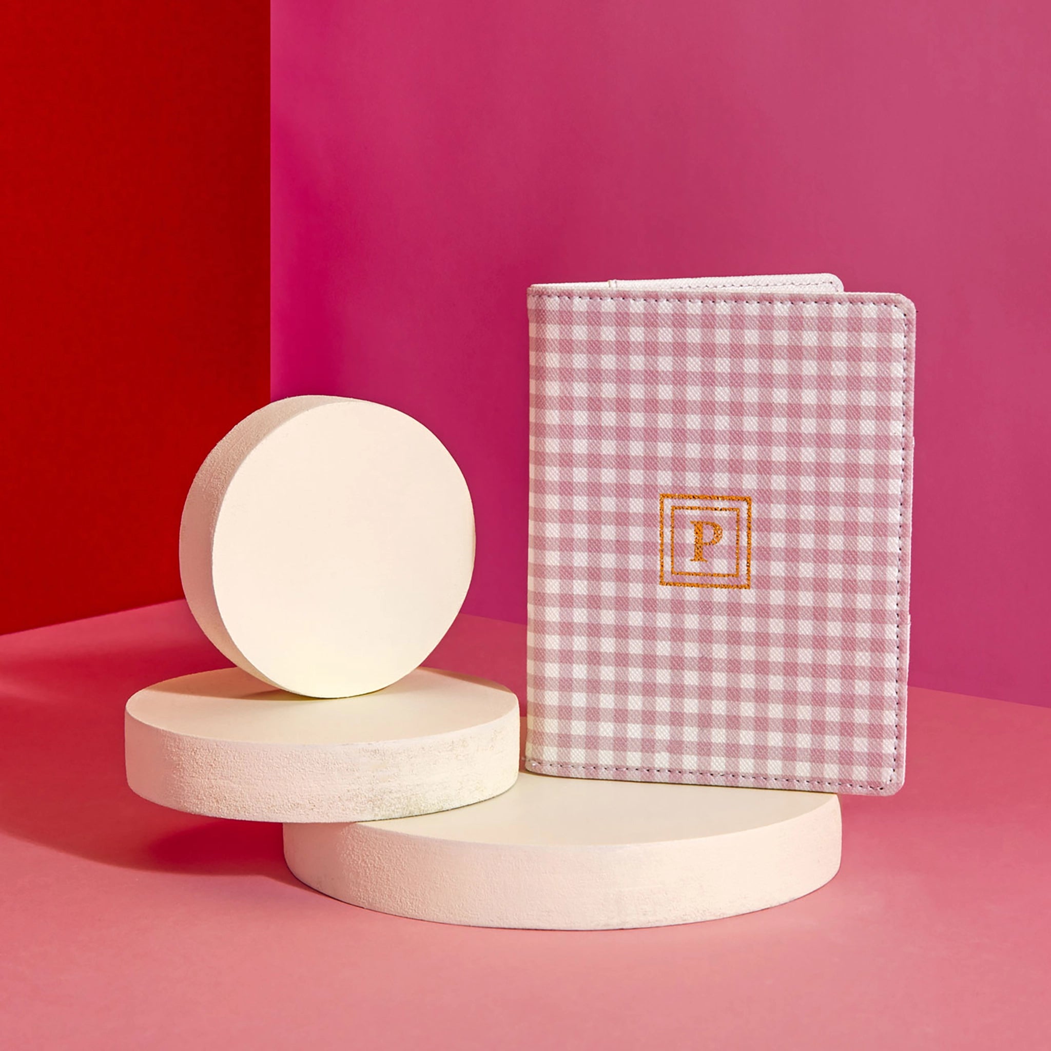 Pattern Of Joy Pink Passport Sleeve