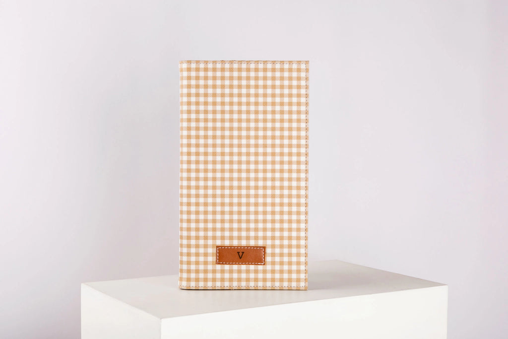 Pattern Of Joy Brown Passport Organizer