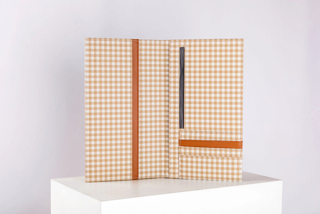 Pattern Of Joy Brown Passport Organizer