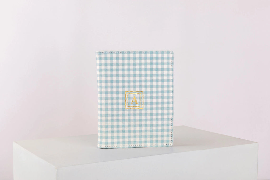 Pattern Of Joy Blue Passport Sleeve