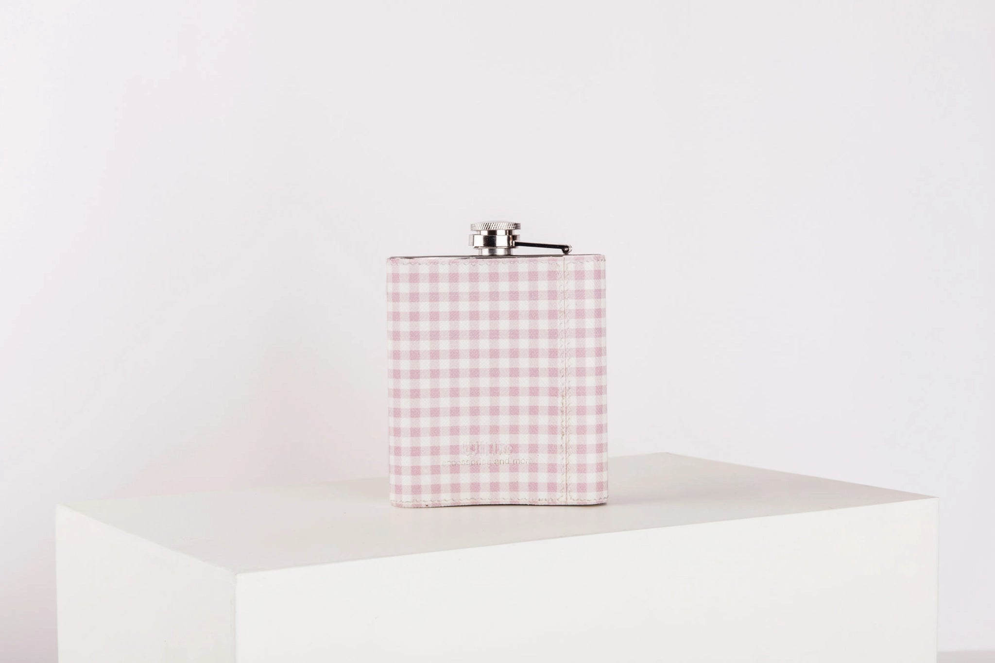 Pattern Of Joy Pink Hip Flask