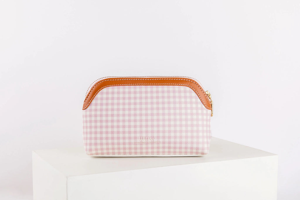 Pattern Of Joy Pink Mini Oval Pouch