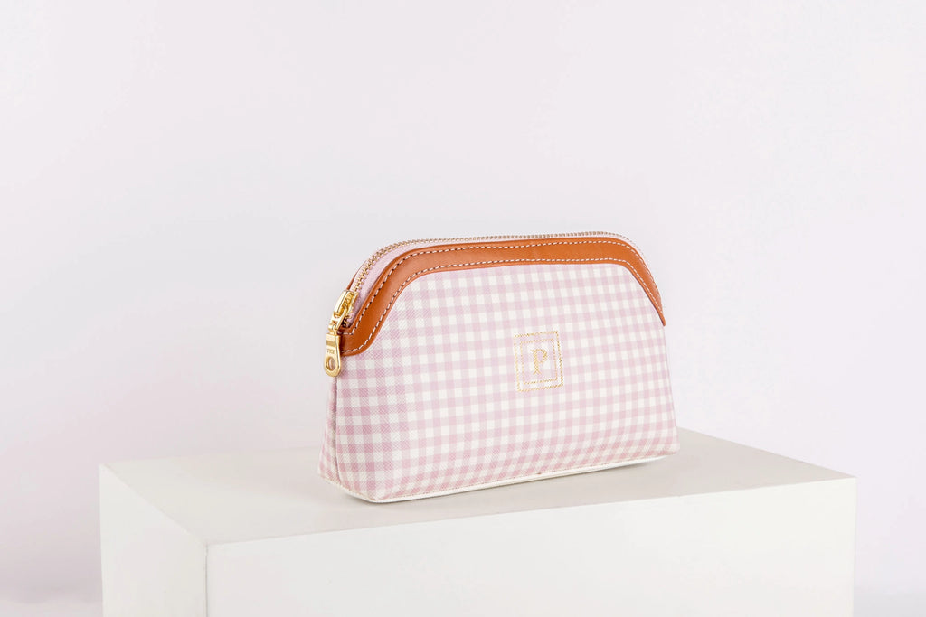 Pattern Of Joy Pink Mini Oval Pouch