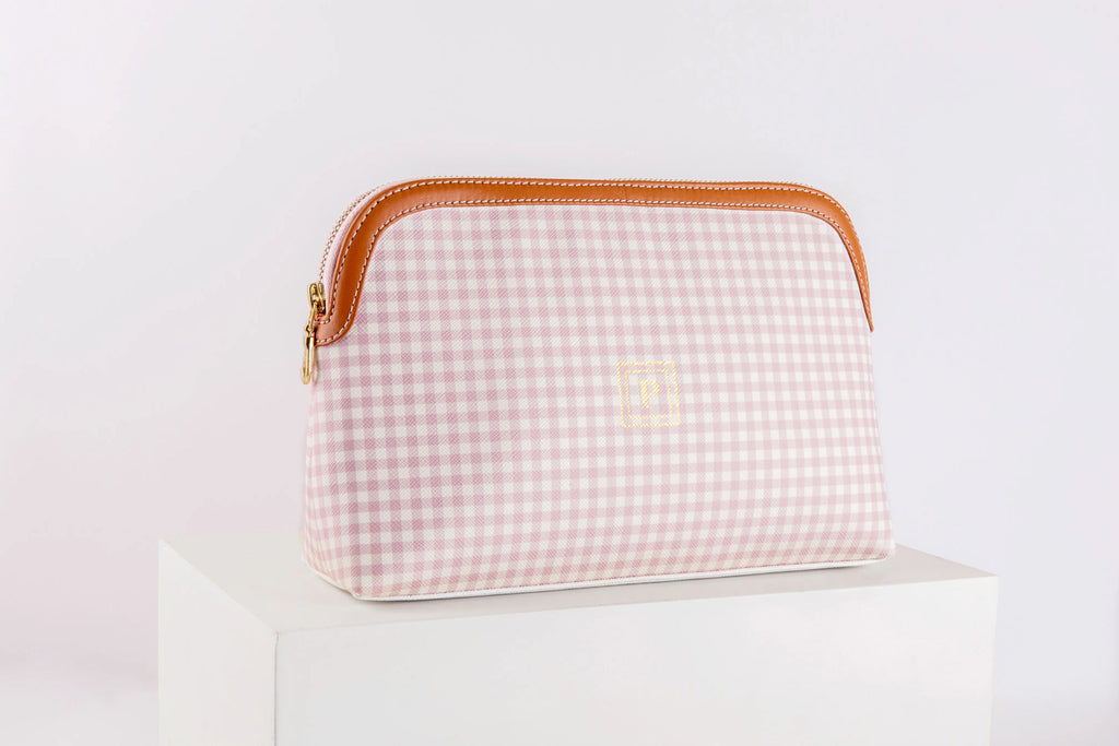 Pattern Of Joy Pink Oval All Purpose Pouches – Set Of 2