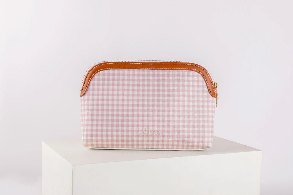 Pattern Of Joy Pink Oval All Purpose Pouches – Set Of 2